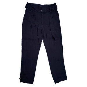 COMPTOIR DES COTONNIERS Lyocell crop pants Y2K high waist black Size 34 A000166